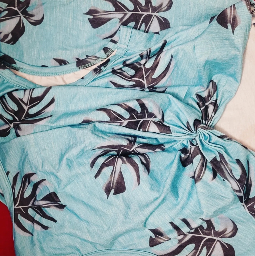 Crop top palm midi dress size xl - Picture 4 of 4